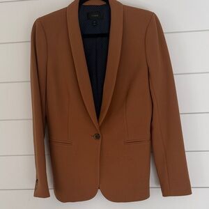 J. Crew Tan Single-Button Blazer